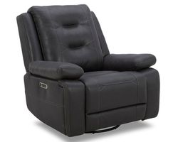 Caldwell Power Swivel Glider Recliner Charcoal (In stock - Fast Shipping)