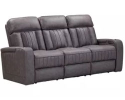 Equinox 85&quot; Power Headrest Power Reclining Sofa w/ Dropdown Table Mercury (In stock - Fast shipping)