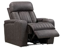 Equinox Power Headrest Power Recliner Mercury (In stock - Fast shipping)