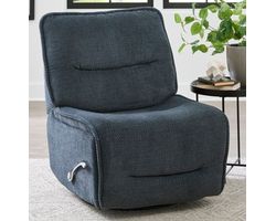 Leo Armless Glider Recliner Midnight (In stock - Fast shipping)