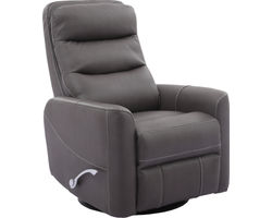 Hercules Swivel Glider Recliner Haze (In stock - Fast shipping)