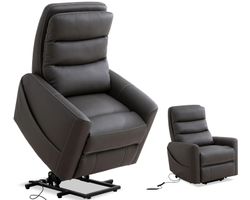 Hercules Power Lift Recliner with Articulating Headrest Haze (350 lbs.) In stock -Fast shipping