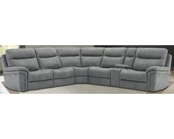 Mason Power Reclining Sectional with Power Headrests Carbon (In stock - Fast Shipping)