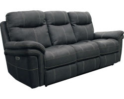 Mason 90" Power Headrest Power Reclining Sofa Charcoal (In stock - Fast shipping)