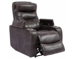 Origin Swivel Glider Home Theater Recliner Flint (Leather like fabric) In stock - Fast shipping