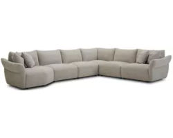 Playful 5 Piece Stationary Sectional (Special purchase) In stock - Fast shipping