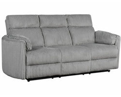 Radius 88&quot; Power Gliding Reclining Sofa Grey (In stock - Fast Shipping)