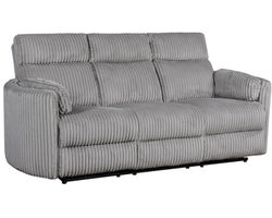 Radius 88" Power Gliding Reclining Sofa Grey (In stock - Fast Shipping)