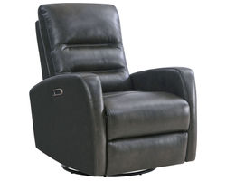 Ringo Power Headrest Swivel Glider Power Recliner Grey (In stock - Fast shipping)
