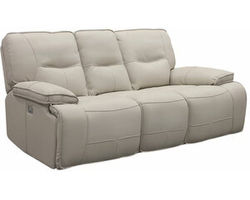 Spartacus 87&quot; Power Headrest Power Reclining Sofa Oyster (In stock - Fast shipping)