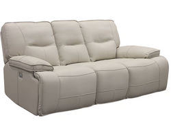 Spartacus 87" Power Headrest Power Reclining Sofa Oyster (In stock - Fast shipping)