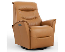 Dallas Power Headrest - Lumbar - Recline Swivel Glider Recliner (+30 leathers)