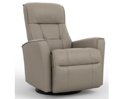 Harstad Swivel Glider Power Relaxer Recliner Fog (In stock - Fast shipping)