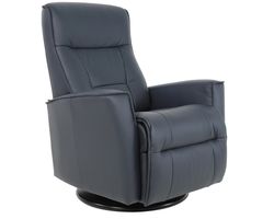 Harstad Swivel Glider Power Relaxer Recliner Navy (In stock - Fast shipping)
