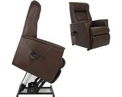 Memphis Power Lift Reclining Chair Mocha (2 sizes) In stock - Fast shipping