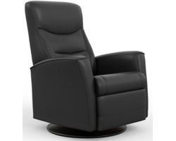 Oslo Swivel Glider Recliner Black (In stock - Fast shipping)