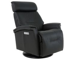 Rome Power Headrest - Lumbar - Recline Swivel Glider Recliner (+40 leathers)