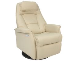 Stockholm Swivel Glider Power Recliner Latte (In stock - Fast shipping)