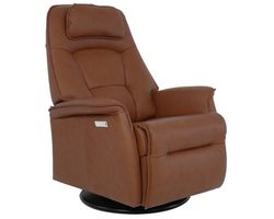 Stockholm Swivel Glider Power Recliner Brown (In stock - Fast shipping)