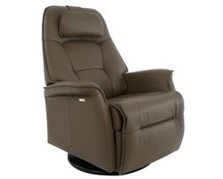 Stockholm Swivel Glider Power Recliner Safari (In stock - Fast shipping)