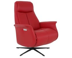 Jakob Cordless Dual Power Recliner Chili (2 Sizes) In stock - Fast shipping