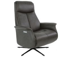 Jakob Cordless Dual Power Recliner Storm (2 Sizes) In stock - Fast shipping