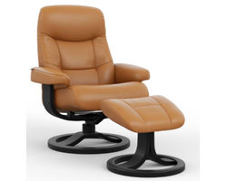 Mudal R Swivel Recliner and Ottoman - 2 sizes (+30 leathers)