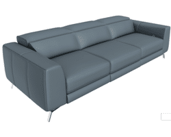 Pensiero B795 Leather Power Reclining Sofa (83&quot; or 93&quot;) +60 leathers