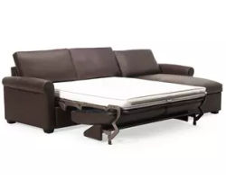 Madison 77662 Roll Arm Sleeper Sectional (+100 leathers)