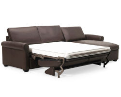 Madison 77662 Roll Arm Sleeper Sectional (+100 leathers)