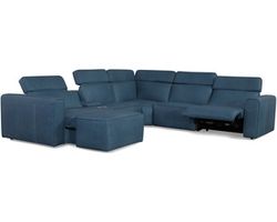 Colton 44407 Power Headrest Power Reclining Sectional (+100 leathers)