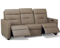 Reece 40109 Triple Power Reclining Sofa (81") +100 leathers
