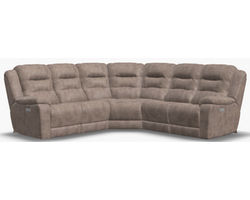 Leighton 41063 Power Headrest Power Reclining Sectional (+50 fabrics)