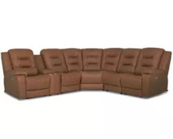 Leighton 41063 Power Headrest Power Reclining Sectional (+100 leathers)