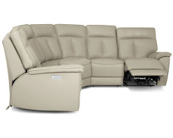Oakley 41187 Power Headrest Power Reclining Sectional (+100 leathers)