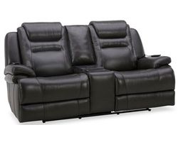 Keaton 473 Zero Gravity Triple Power Reclining Console Loveseat with Heat and Massage and Refrigerator Cooling (+2 colors) IN STOCK