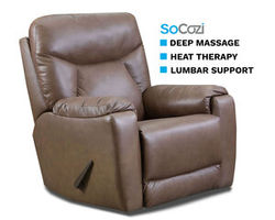 Conrad Recliner w/ Massage + Heat + Lumbar + Free Power Headrest (+140 colors)