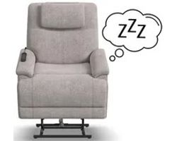 Zecliner 1091 Triple Power Lift Sleep Recliner (under 6' tall)