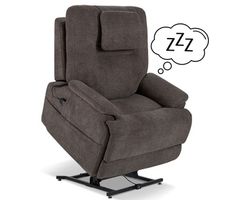 Zecliner 1092 Triple Power Lift Sleep Recliner with Heat and Massage (6' 0&quot; and taller)