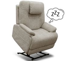 Zecliner 1092 Triple Power Lift Sleep Recliner with Heat and Massage (6' 0&quot; and taller)