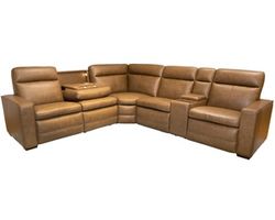 Dutch 1519 Triple Power Reclining Sectional (2 colors)