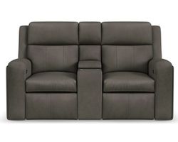 Wyatt 1596 Triple Power Reclining Console Loveseat 705-02 (74&quot;) 2 colors - In stock
