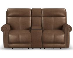 Alexander 1645 Triple Power Reclining Console Loveseat 706-71 (76&quot;) 2 colors