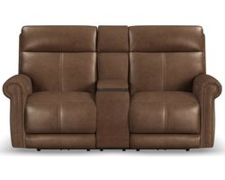 Alexander 1645 Triple Power Reclining Console Loveseat 706-71 (76") 2 colors