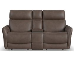 Artemis 1823 Triple Power Reclining Console Loveseat with Heat and Massage 886-72 (85&quot;) two colors