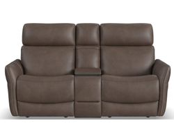 Artemis 1823 Triple Power Reclining Console Loveseat with Heat and Massage 886-72 (85") two colors (in stock)