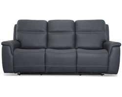 Sawyer Leather Power Reclining Sofa with Power Headrests and Lumbar (009-42) ZERO GRAVITY - In stock