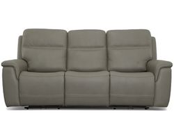 Sawyer Leather Power Reclining Sofa with Power Headrests and Lumbar (009-01) ZERO GRAVITY - In stock