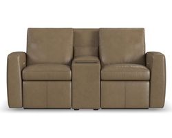Aria 1865 Power Reclining Console Loveseat 734-01 (75&quot;) 2 colors