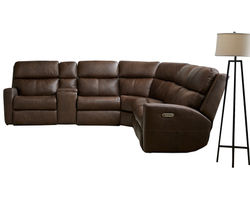 Score 2805 Leather Triple Power Reclining Sectional (+20 leathers)